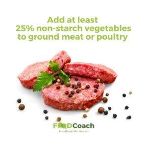 make ground meat go further and eat healthier