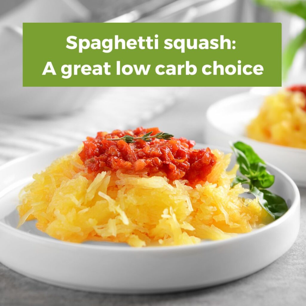 Trying to "cut" or lower carbs?  Add spaghetti squash to your meal plan!